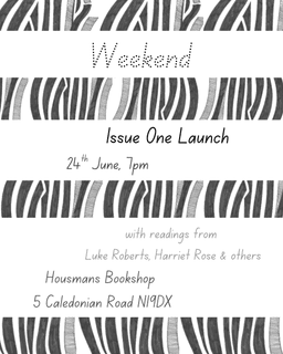Magazine Launch: Weekend poster