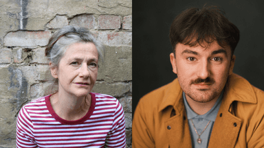 “Where the Lines Meet”: A Night of Irish Poetry Launching Two New Poetry Collections from London-based Irish Poet, Martina Evans Northern Irish Poet, Michael McCann poster