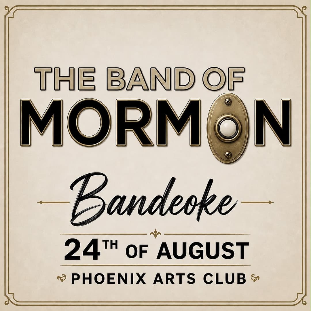 Book of Mormon Bandeoke poster