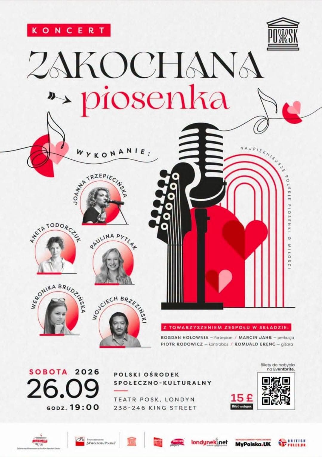 Koncert Zakochana Piosenka! poster