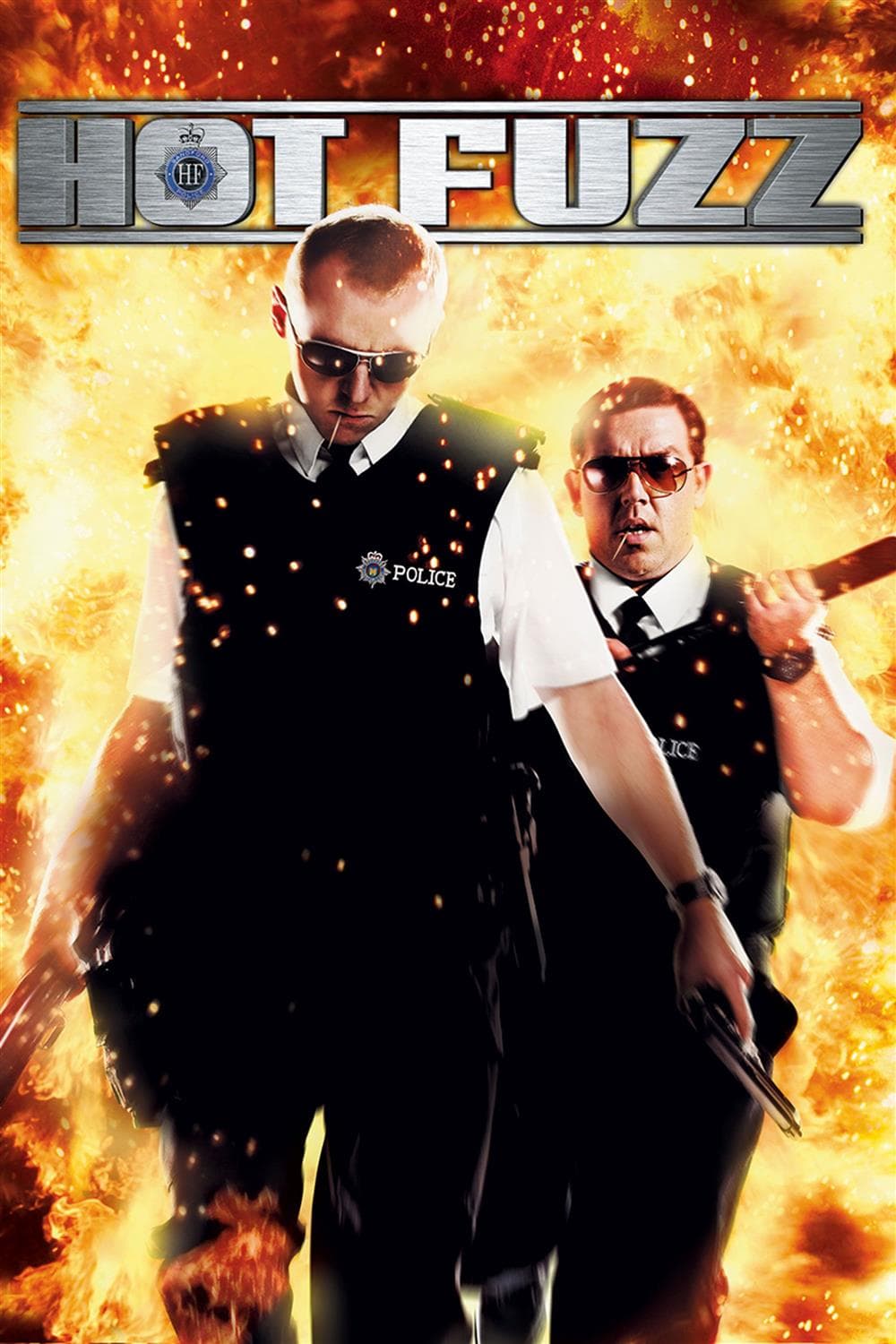 Hot Fuzz with Wine poster