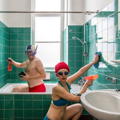 Book Launch: Honey & Bunny present Cleaning poster