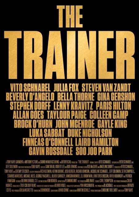 The Trainer UK Premiere + Virtual Q&A with Tony Kaye - Tfff poster