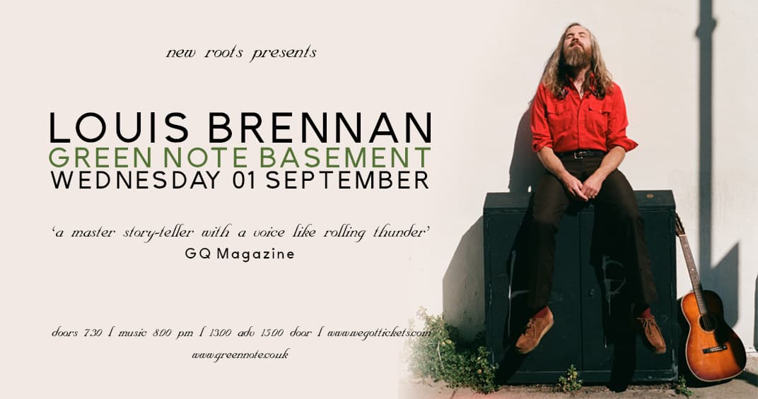 New Roots Presents: Louis Brennan poster