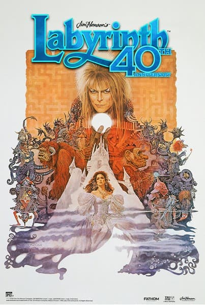 Labyrinth- 40th anniversary poster