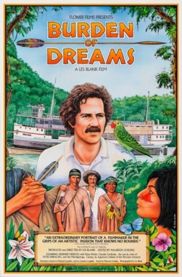 Burden of Dreams + Werner Herzog Eats His Shoe poster