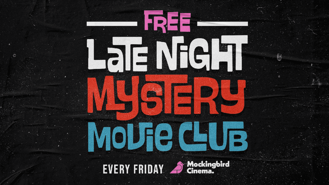 Free Late Night Mystery Movie Club poster