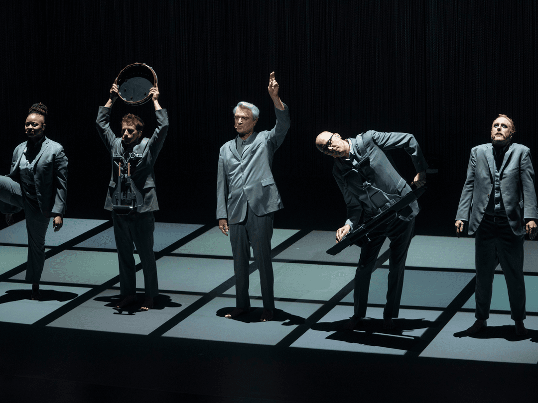 David Byrne's American Utopia + Recorded David Byrne Introduction poster