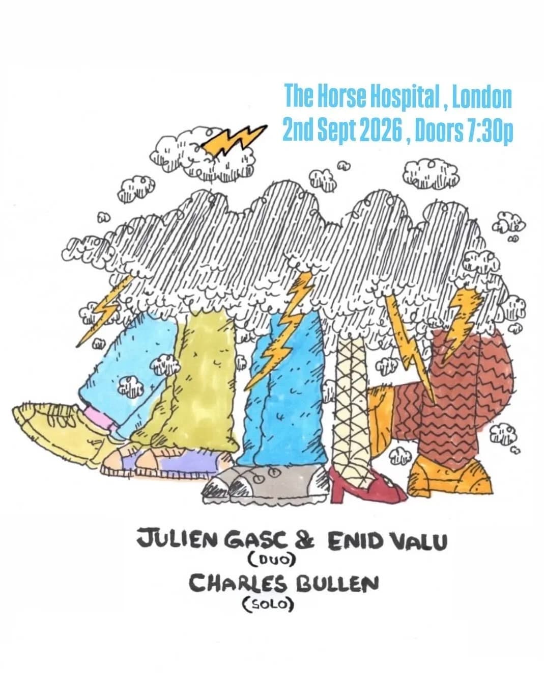 Julien Gasc & Enid Valu | Charles Bullen poster