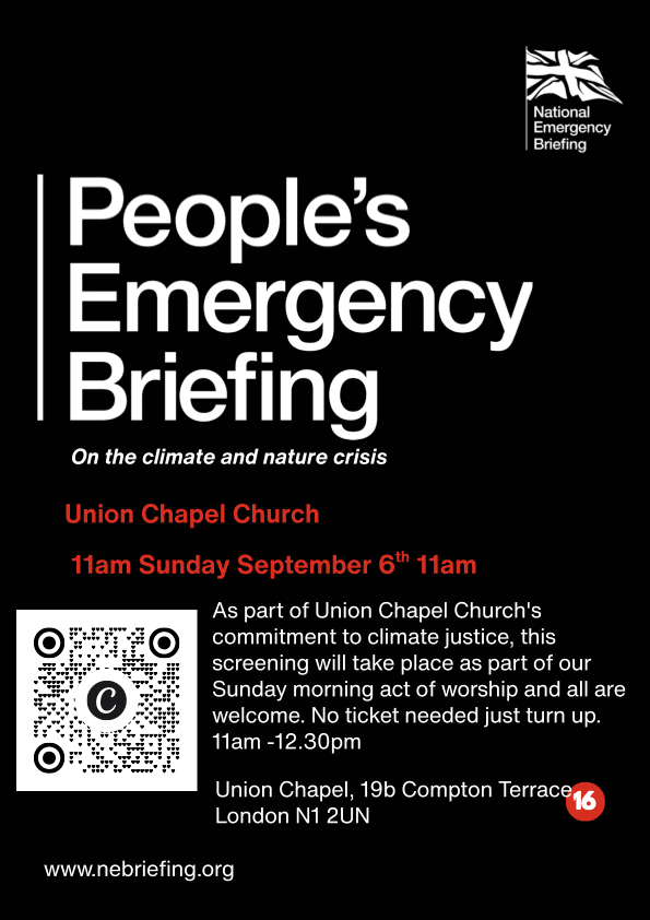 People's Emergency Briefing poster