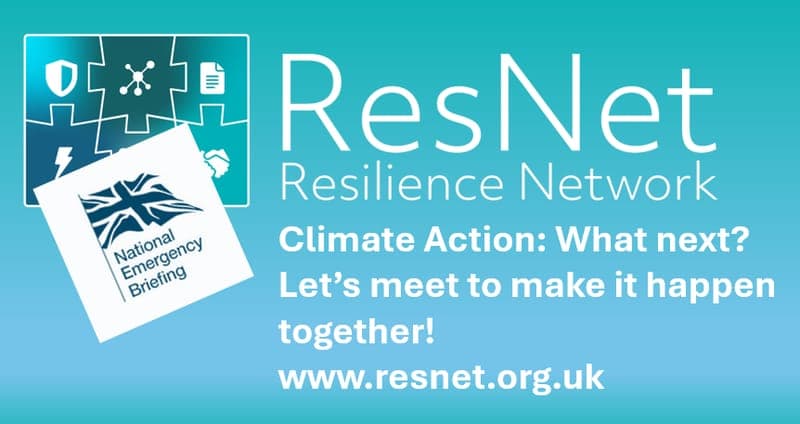 Monthly Climate Action Meeting poster