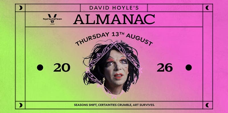 David Hoyle’s Almanac poster