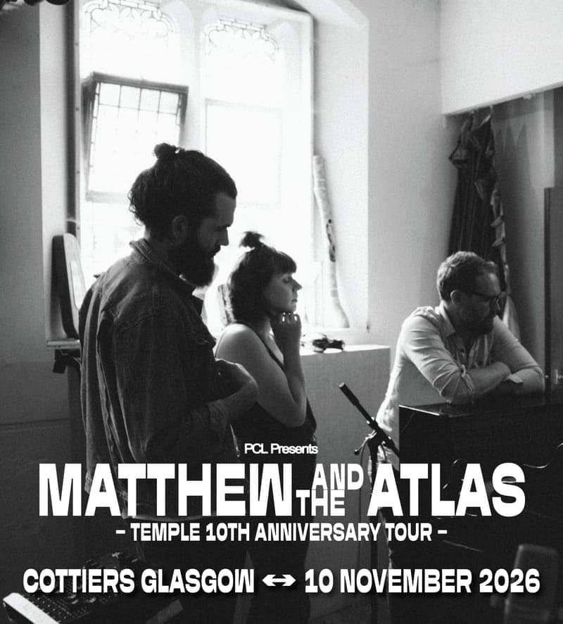 Matthew and the Atlas | Temple 10th Anniversary Tour poster