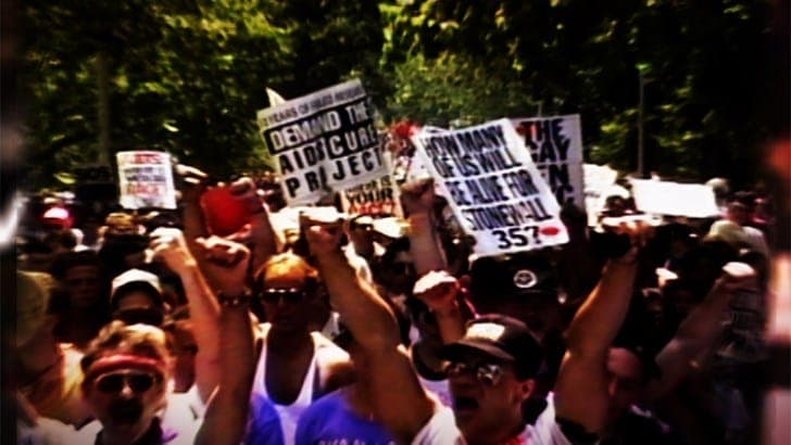Double Bill screening: Beautiful Trouble /United in Anger: A History of Act UP poster