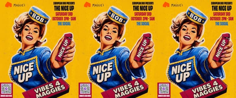 European Bob Presents: The Nice Up poster