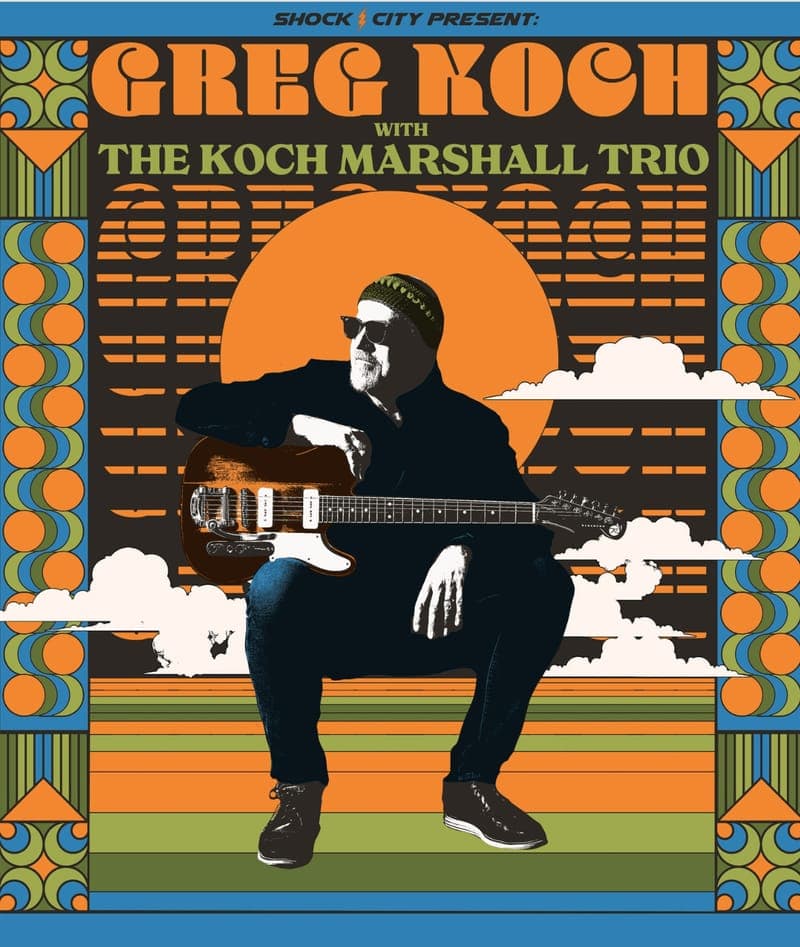 Greg Koch band poster