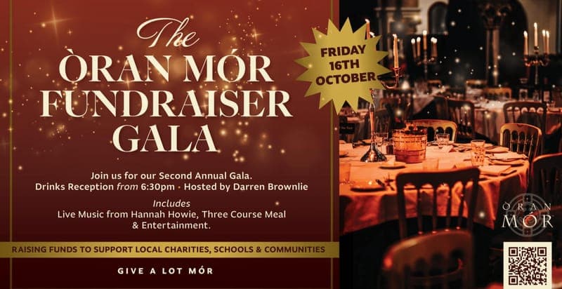 Òran Mór Fundraiser Gala poster