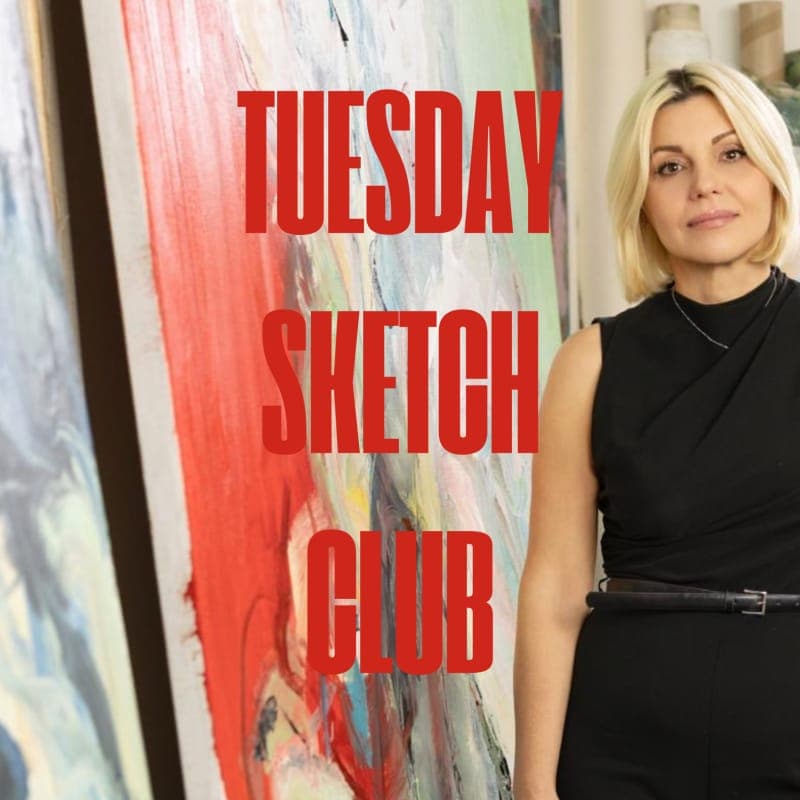 Tuesday Sketch Club poster