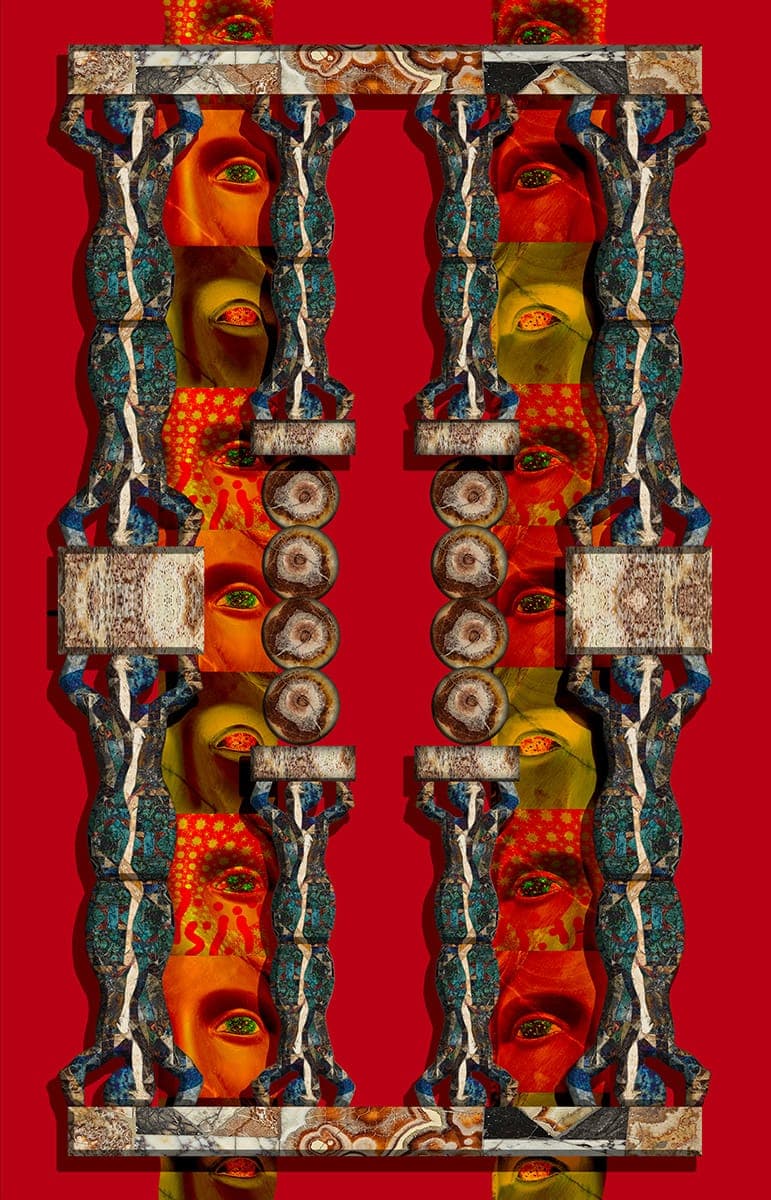 Aqsa Arif - Beneath the Ivory is Molten Brown poster