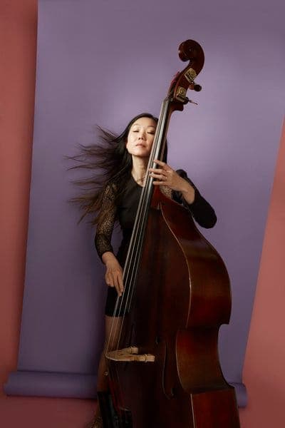 Linda May Han Oh jazz bass; Melissa Aldana saxophone poster