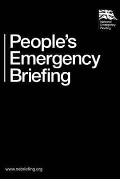 Culture Sector Summer Event: The People's Emergency Briefing poster