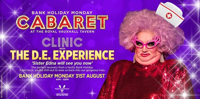 Bank Holiday Monday Cabaret poster
