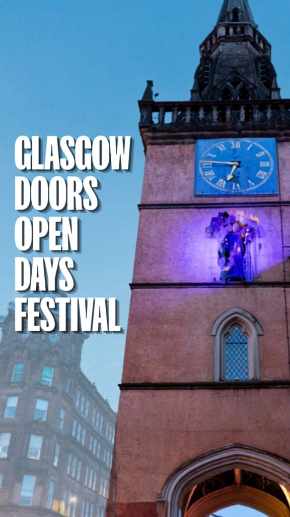 Glasgow Doors Open Days Festival Tours poster