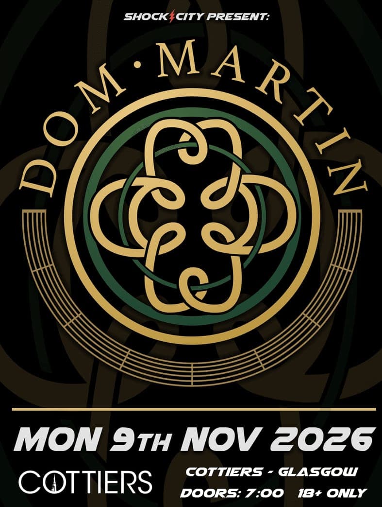 Dom Martin band poster