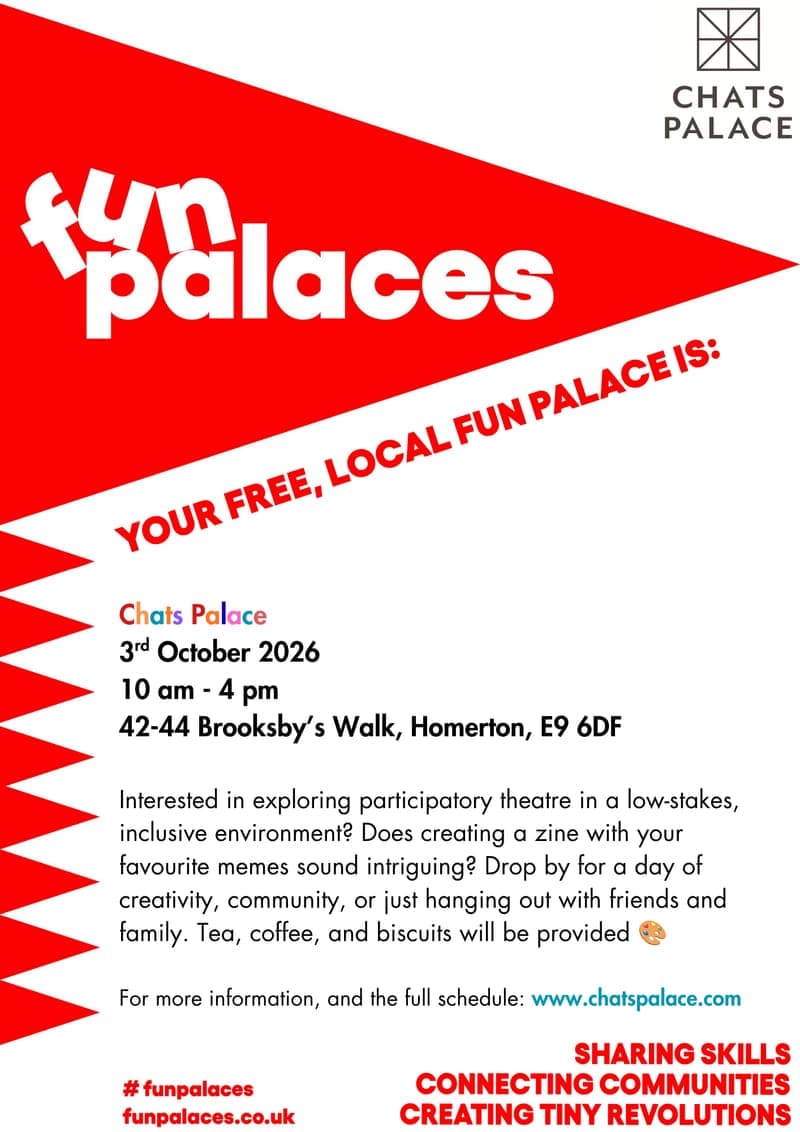 Join us at the Chats (Fun) Palace! poster