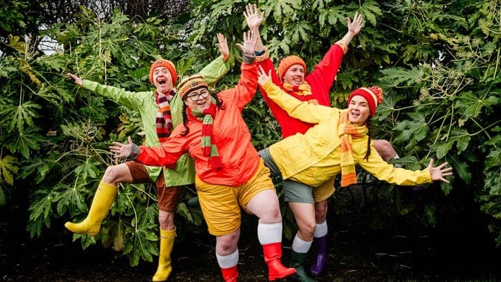 Gathered Together 2026 - Four Go Wild in Wellies poster