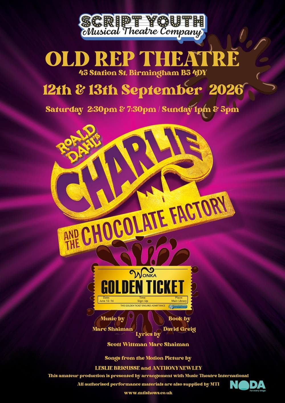 Charlie and The Chocolate Factory poster