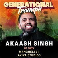 Akaash Singh - Generational Triumph Tour poster