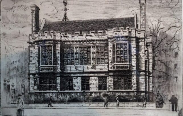 Making Two Temple Place The architect John Loughborough Pearson poster