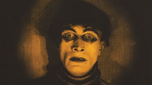 The Cabinet of Dr Caligari (1920) with live score poster