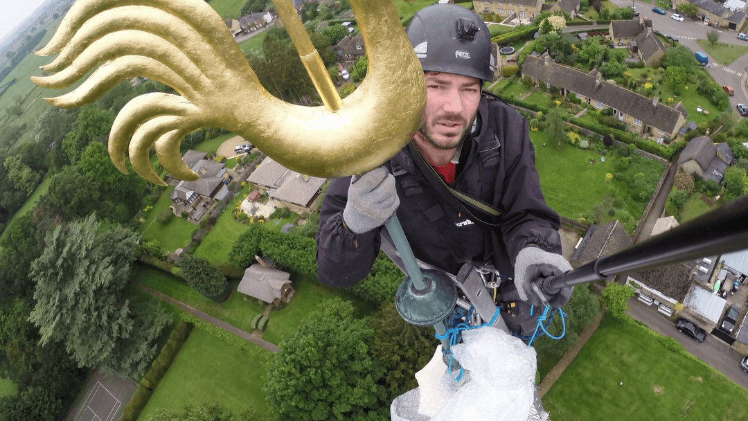 Riba South Conservation: Working at Height and Rope Access poster